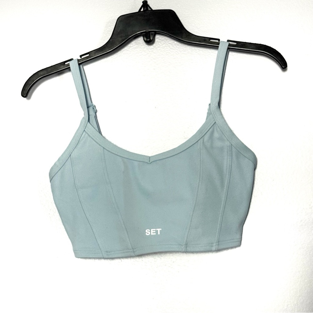 SET Active Cielo Blue‎ Luxform Song Sports Bra - Small - Picture 2 of 5